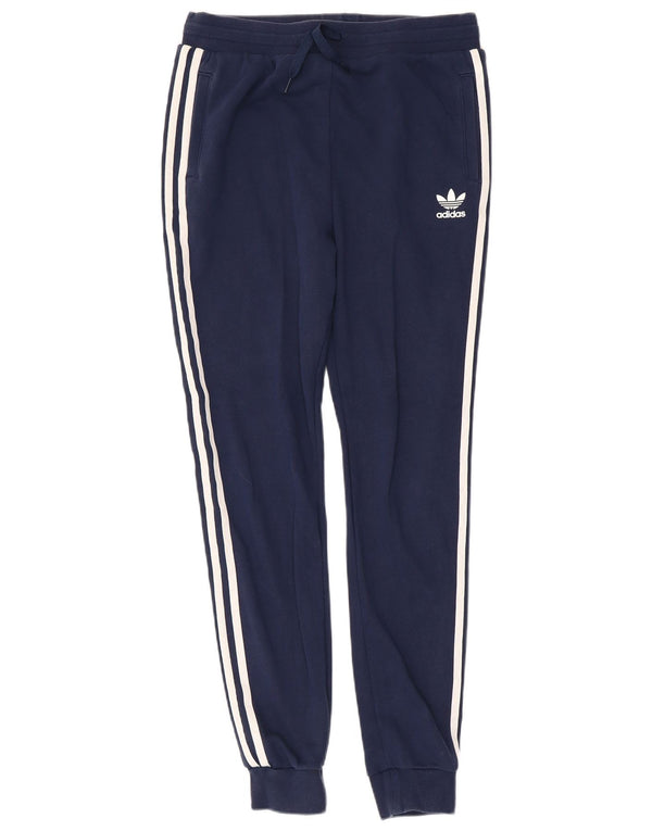 Adidas Jungen Trainingshose Jogger 15-16 Jahre Marineblaue Baumwolle