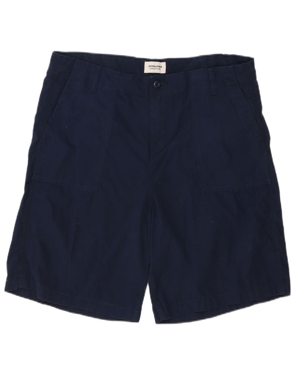 Jack & Jones Herren Chinoshorts XL W38 Marineblau Baumwolle