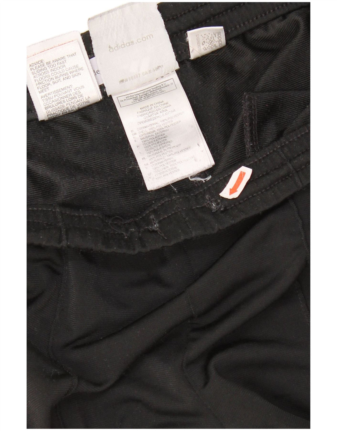 Adidas Trainingshose für Jungen, 11–12 Jahre, schwarzes Polyester