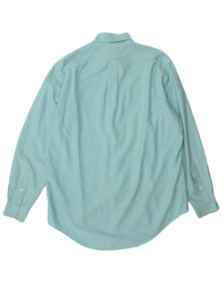 Ralph Lauren Herrenhemd Größe 15 1/2 Medium Türkis Baumwolle