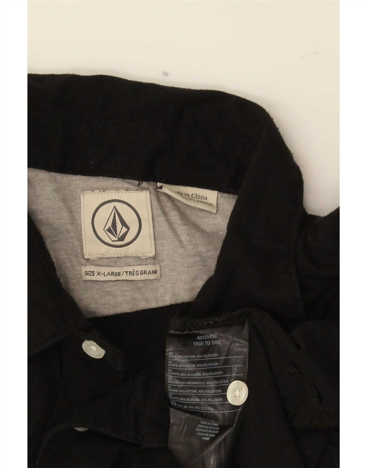 Volcom Herren Poloshirt XL Schwarz Baumwolle