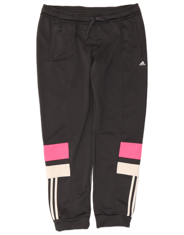 Adidas Damen Climalite Trainingshose Jogger UK 16/18 Large Schwarz