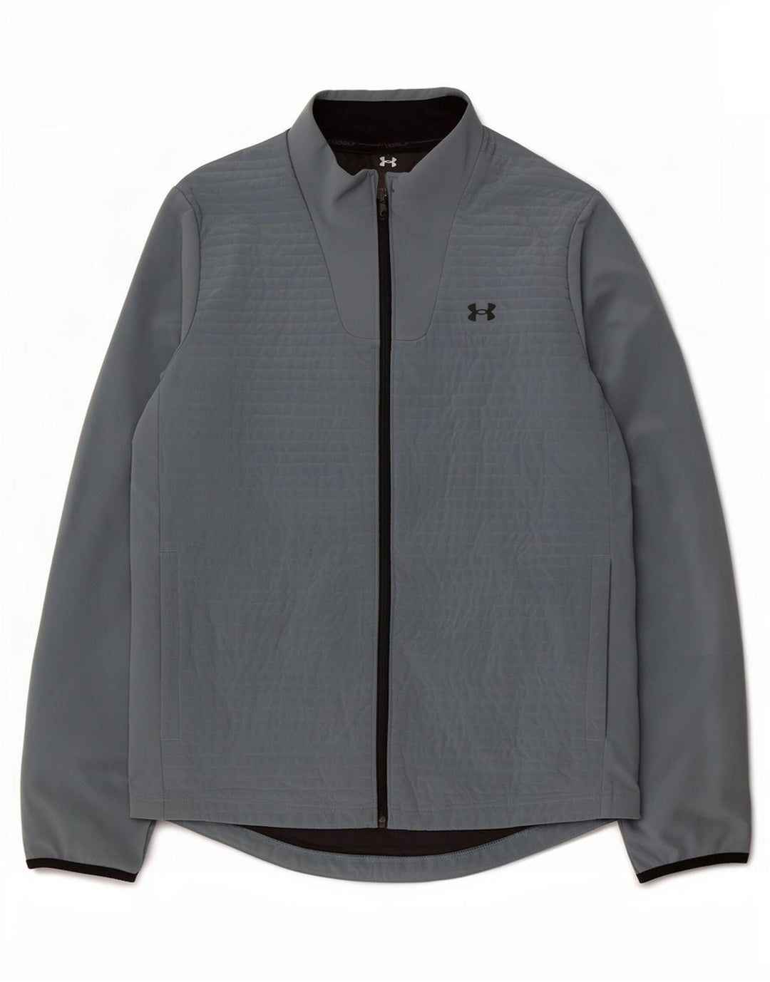 Under Armour Herren Cold Gear Trainingsanzug-Oberjacke, großes graues Polyester