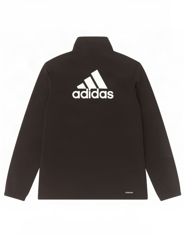 Adidas Jungen Aeroready Graphic Trainingsanzug Top Jacke 15-16 Jahre Schwarz