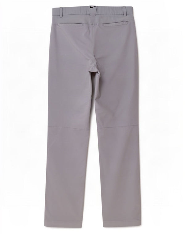 Nike Damen Dri Fit Straight Chino Hose W32 L32 Grau Polyester