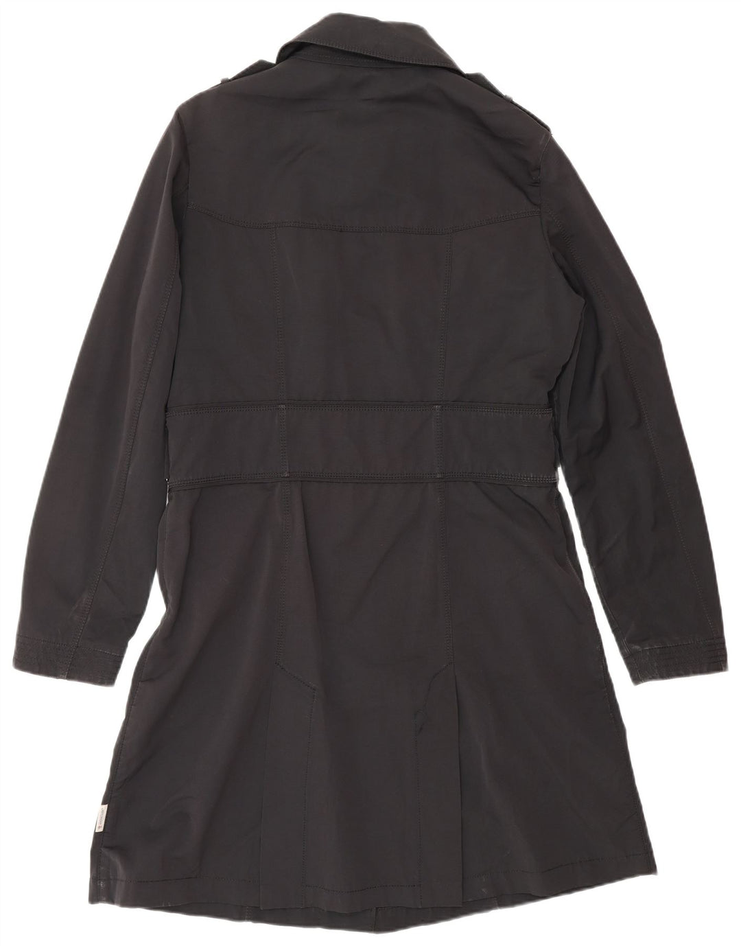 MONCLER Damen Mantel Größe 4 XL Schwarz Polyester Klassisch