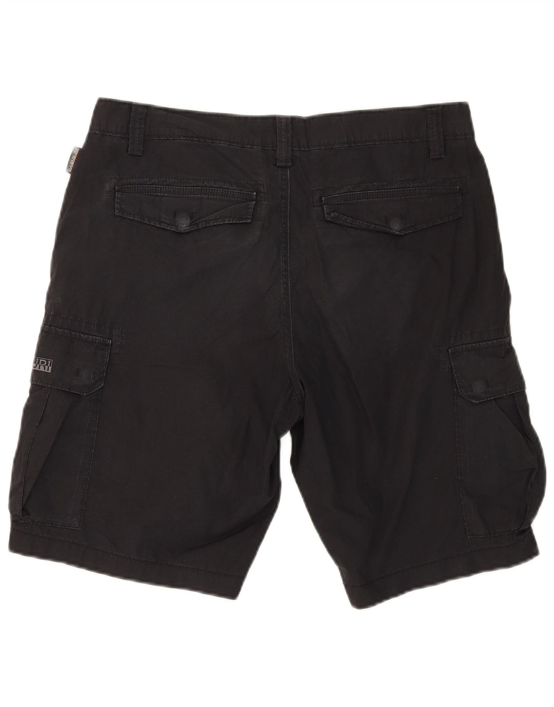 Napapijri Herren Geographic Cargo Shorts W33 Medium Marineblau Baumwolle