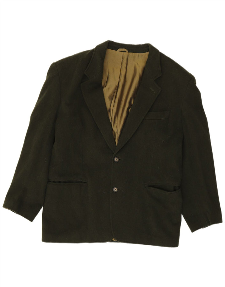 MARLBORO CLASSICS Herren-Blazer mit 2 Knöpfen, EU 50, große grüne Wolle