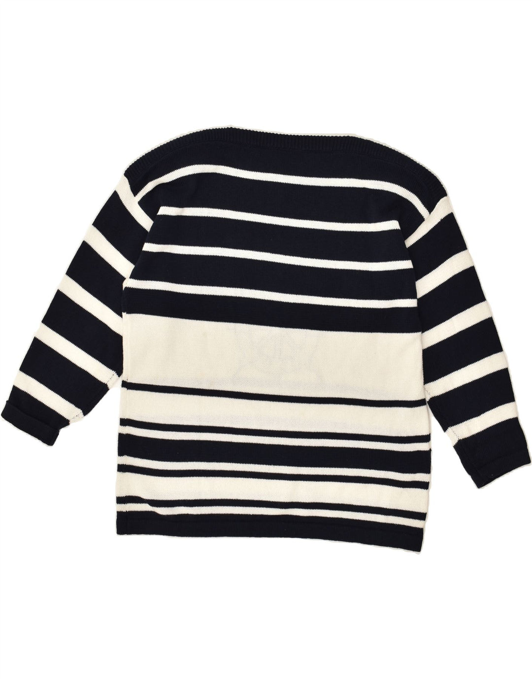 COLOUR VILLE Womens Graphic Crew Neck Jumper Sweater IT 44/46 Large Blue | Vintage Colour Ville | Thrift | Second-Hand Colour Ville | Used Clothing | Messina Hembry 