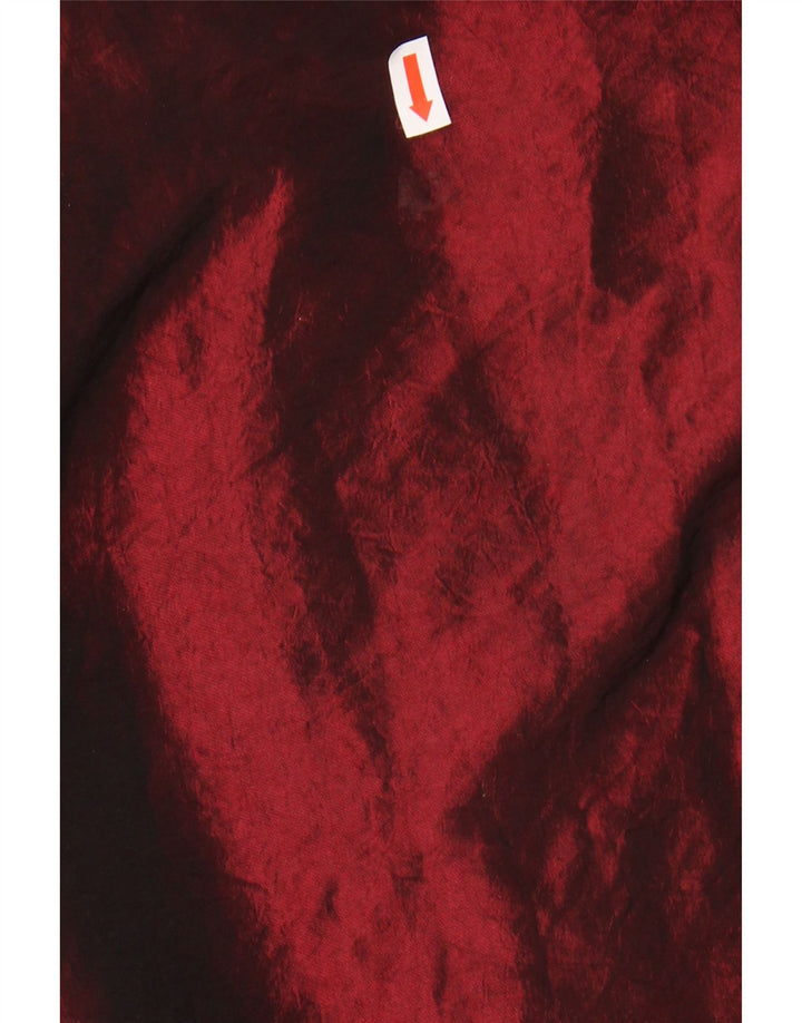 JORA Womens Strapless Dress UK 2 2XS Burgundy Polyester Vintage Jora and Second-Hand Jora from Messina Hembry 