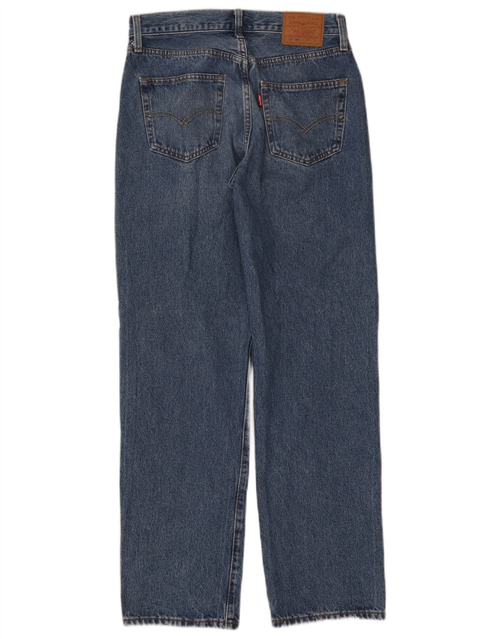 Levi's Damen Straight Jeans W27 L30 Blaue Baumwolle 90er Jahre