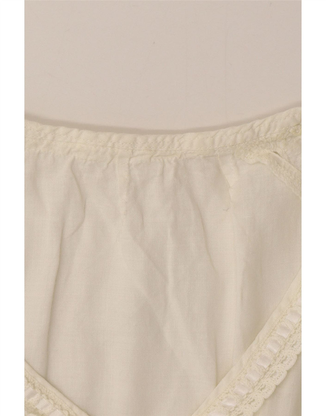 Vintage Damen A-Linie Kleid UK 14 Medium Beige