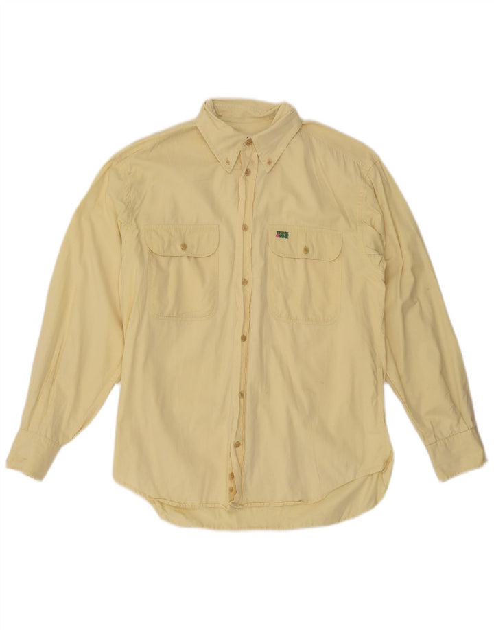 Think Pink Herrenhemd Large Gelb