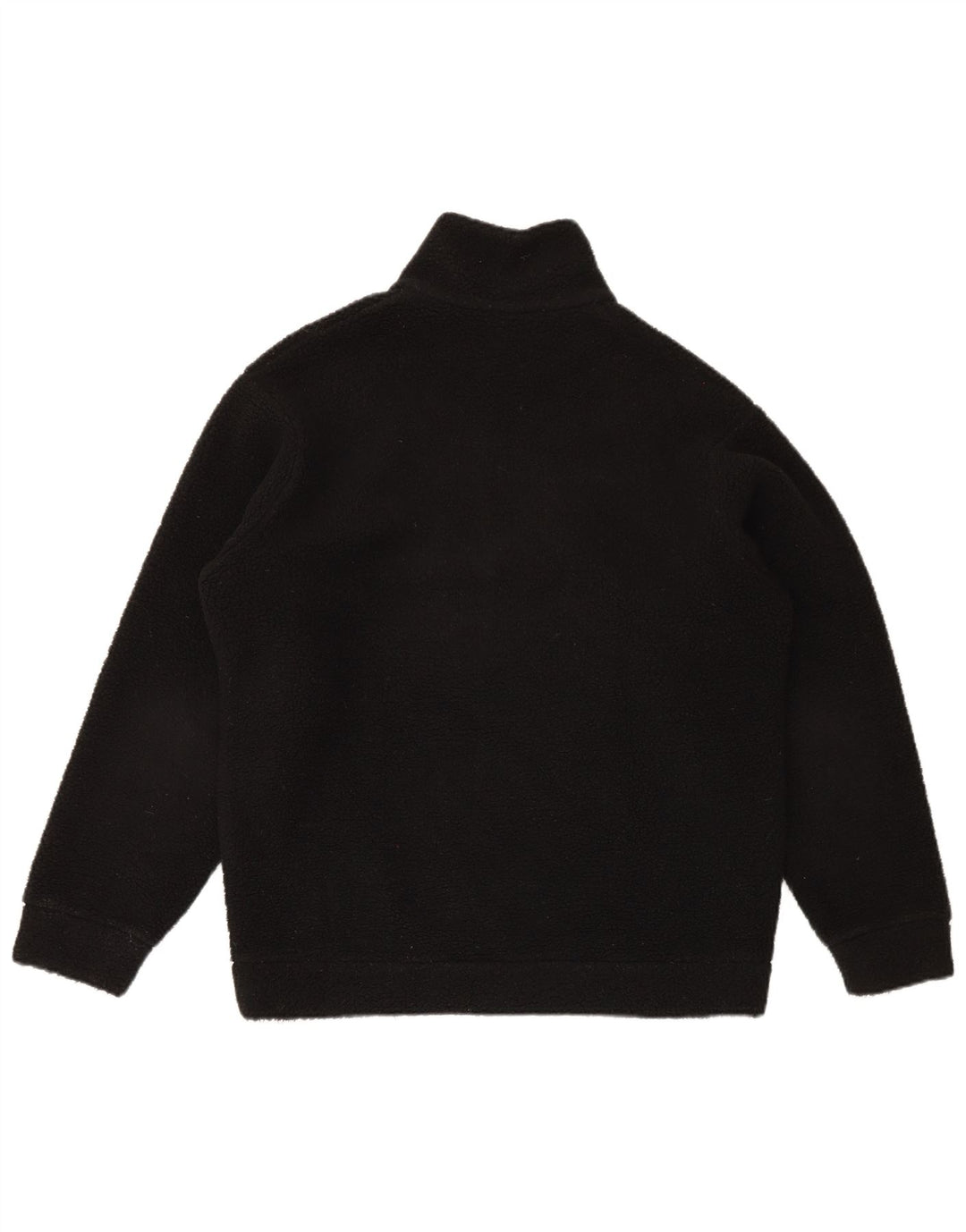 North Sails Herren-Fleecepullover mit Reißverschluss am Hals, Größe S, Schwarz, Polyester