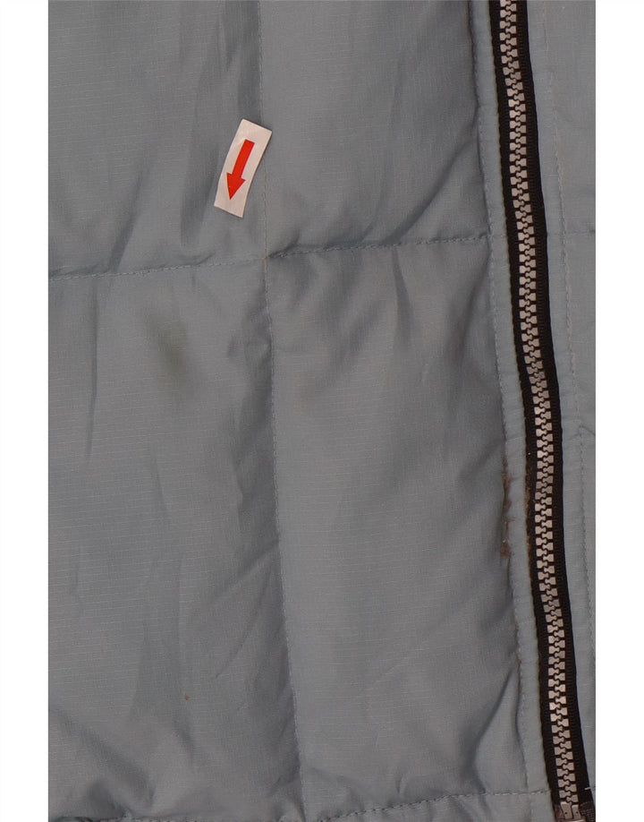 Asics Herren-Kapuzenjacke, wattiert, UK 36, Größe S, blau, Polyester