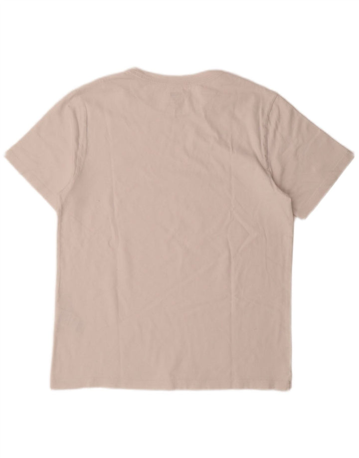 Levi's Herren Standard-T-Shirt-Oberteil aus mittelweißer Baumwolle