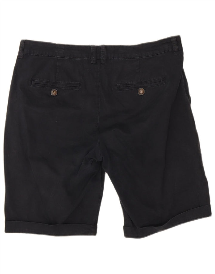 Superdry Damen Chinoshorts Medium W30 Marineblaue Baumwolle