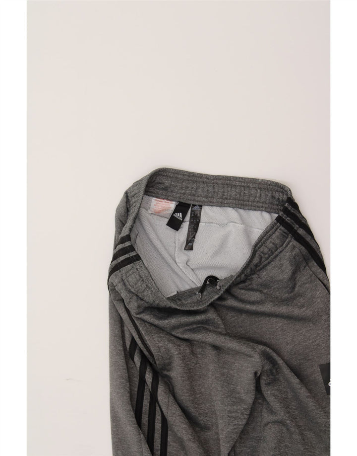 ADIDAS Boys Tracksuit Trousers 13-14 Years Grey Polyester Vintage Adidas and Second-Hand Adidas from Messina Hembry 