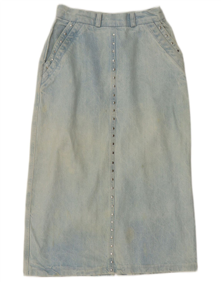 Vintage Damen Jeansrock Medium W28 Blaue Baumwolle