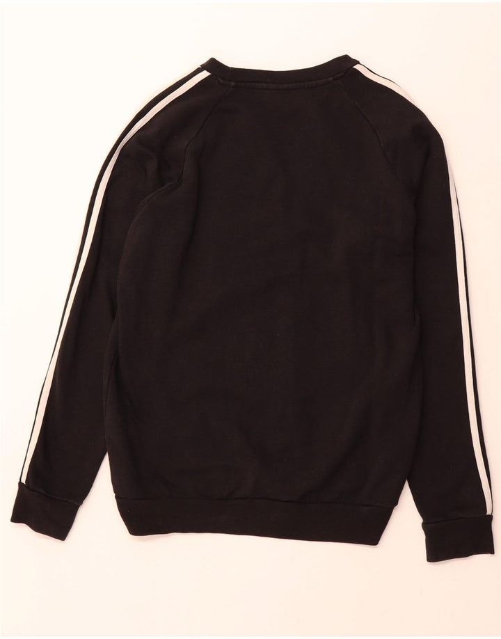 ADIDAS Herren Sweatshirt Pullover Small Schwarz Baumwolle