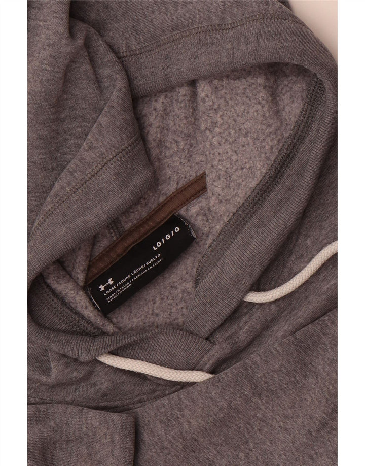 Under Armour Herren-Kapuzenpullover mit Grafik, groß, grau gefleckt