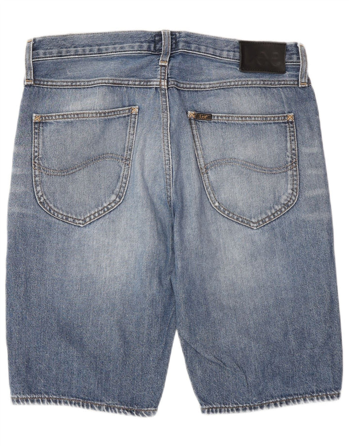 Lee Herren 5-Pocket-Short-Jeansshorts W31 mittelblaue Baumwolle