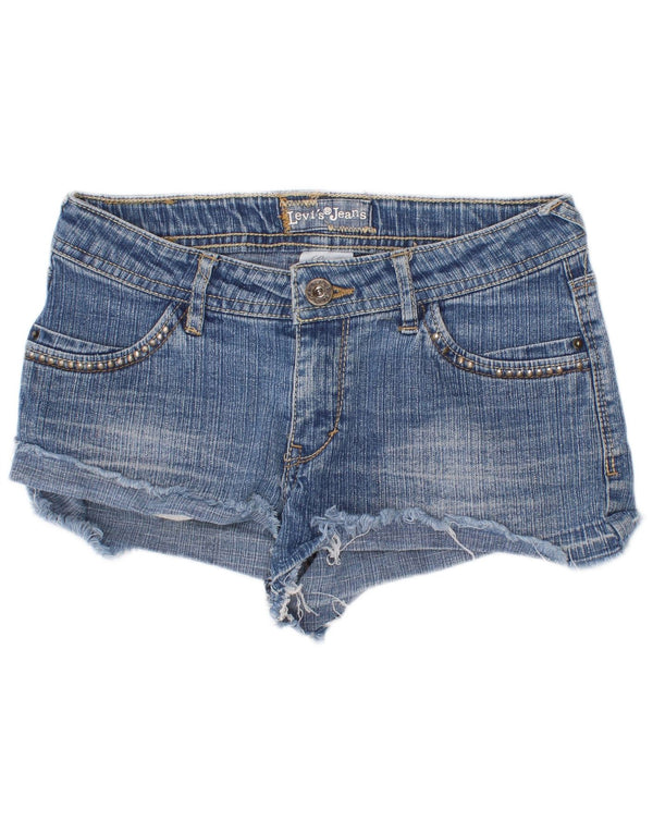Levi's Mädchen-Jeansshorts, 11–12 Jahre, W24, blaue Ramie