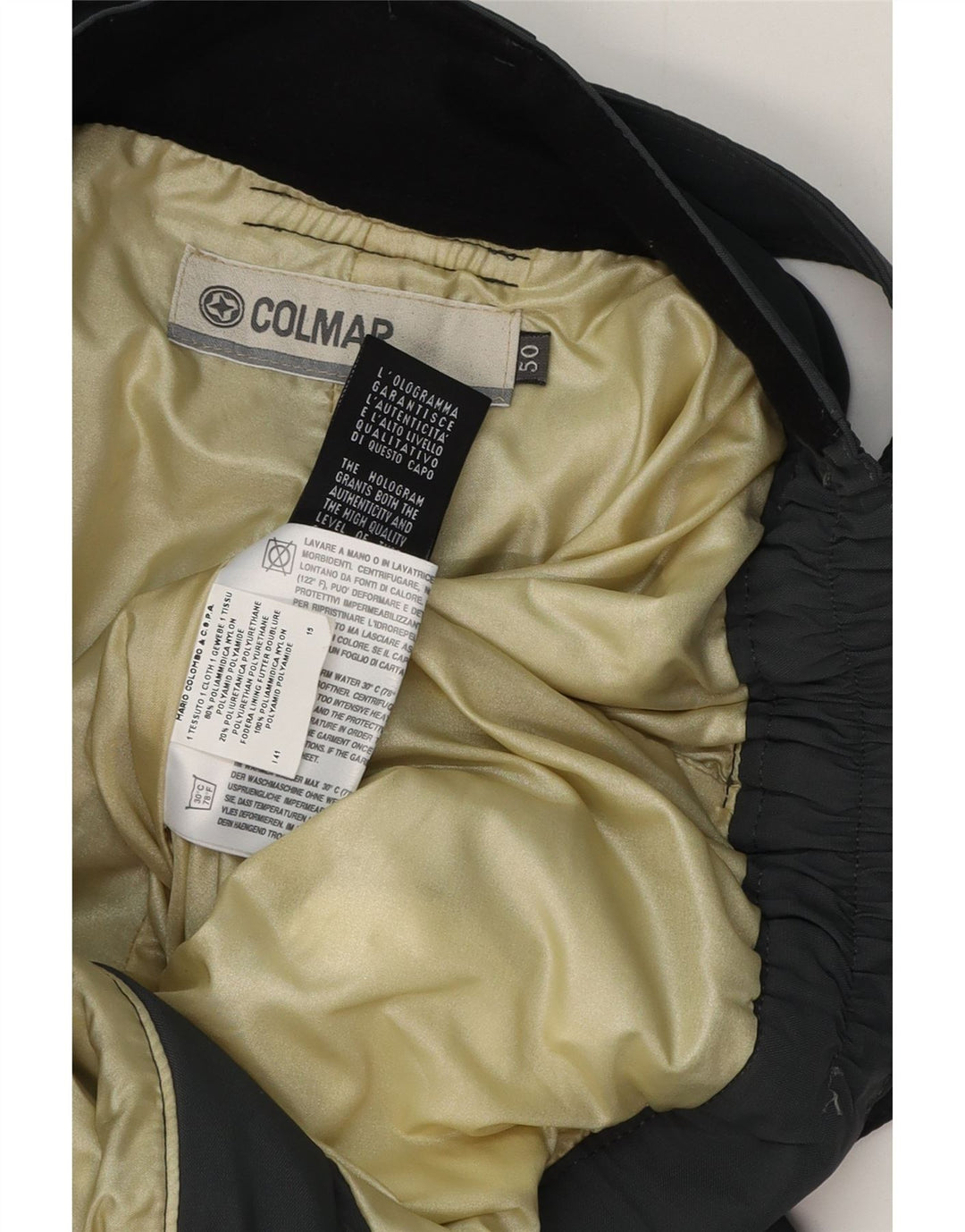 Colmar Herren Skihose IT 50 Mittelgraues Polyamid