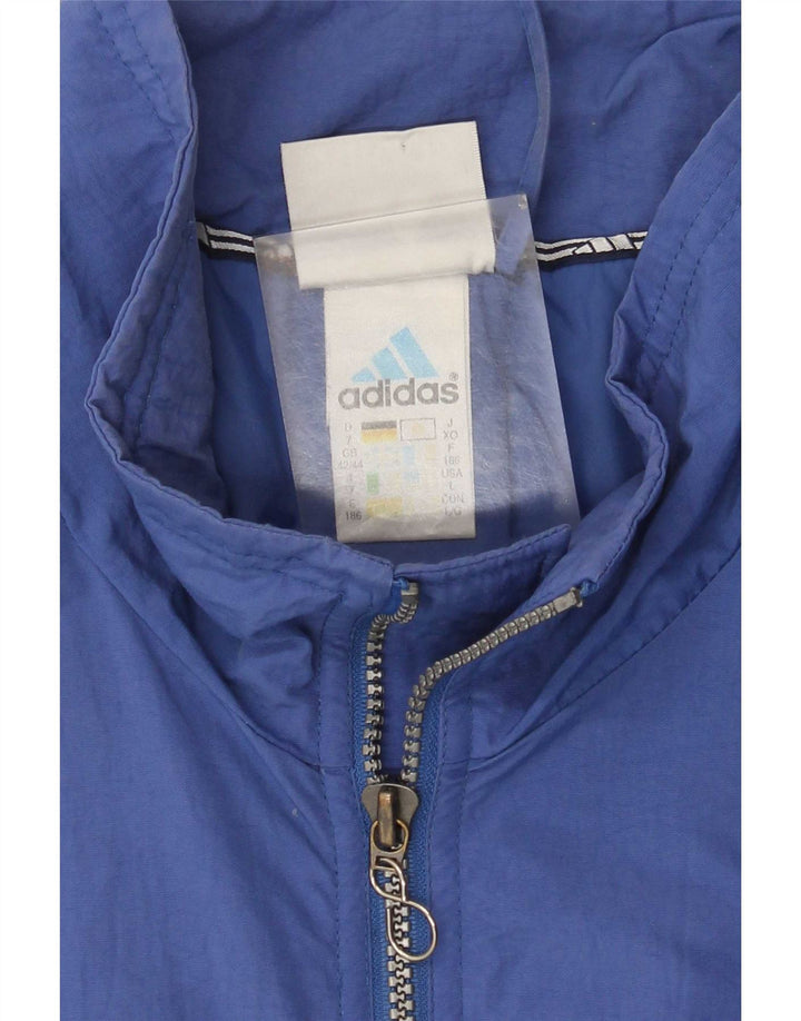 Adidas Herren Windjacke UK 42/44 Large Blau Polyester