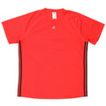 ADIDAS Herren Climalite T-Shirt Top XL Rot Polyester