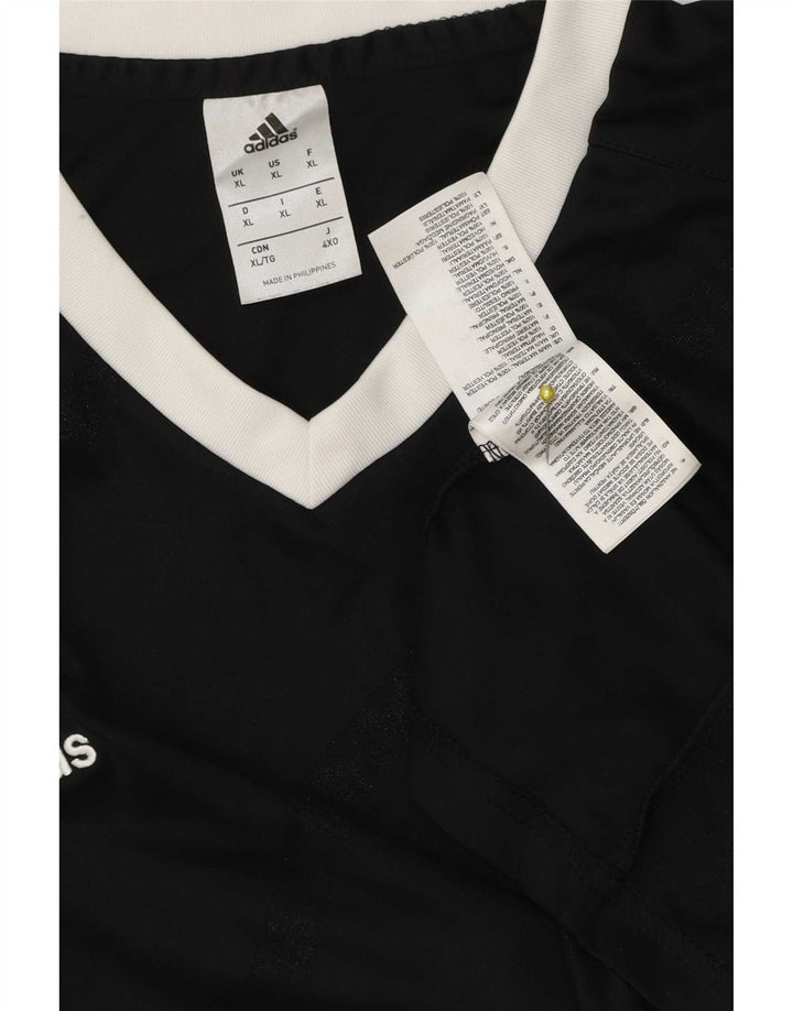 Adidas Herren Climalite T-Shirt Top XL Schwarz Polyester