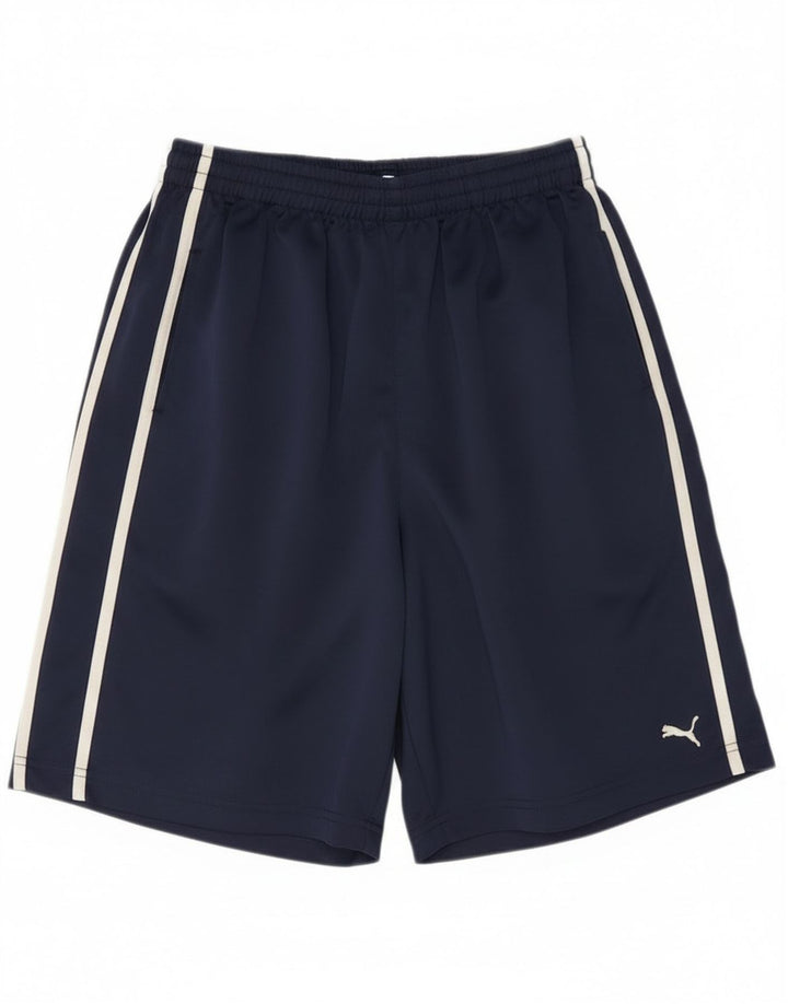 Puma Jungen Sport Shorts 13-14 Jahre XL Marineblau Polyester