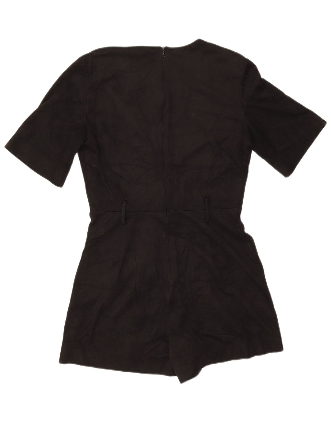 Zara Damen Trafaluc Playsuit UK 12 Medium Schwarz Polyester