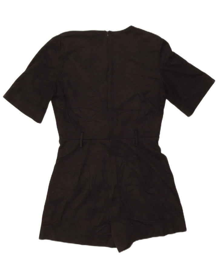 Zara Damen Trafaluc Playsuit UK 12 Medium Schwarz Polyester