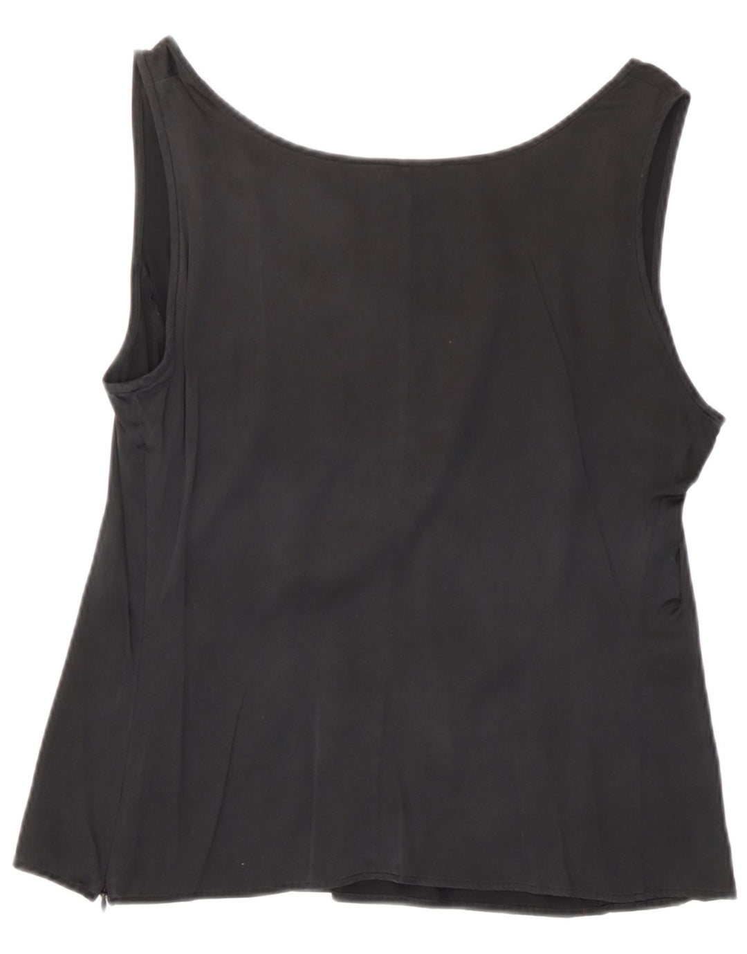 Armani Collezioni Damen ärmelloses Blusenoberteil IT 46 Large Schwarz