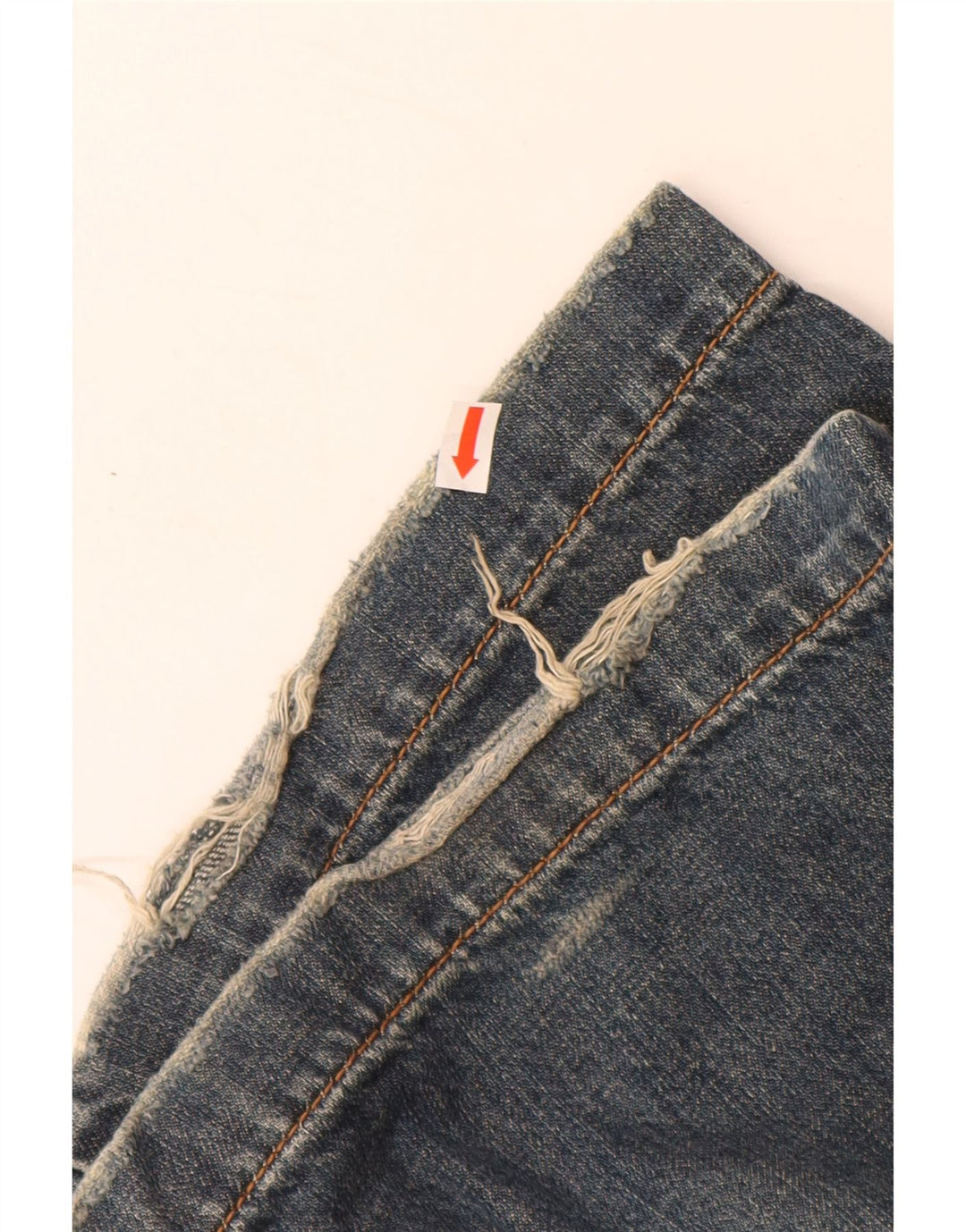 CALVIN KLEIN Damen Straight Jeans W32 L34 Blaue Baumwolle