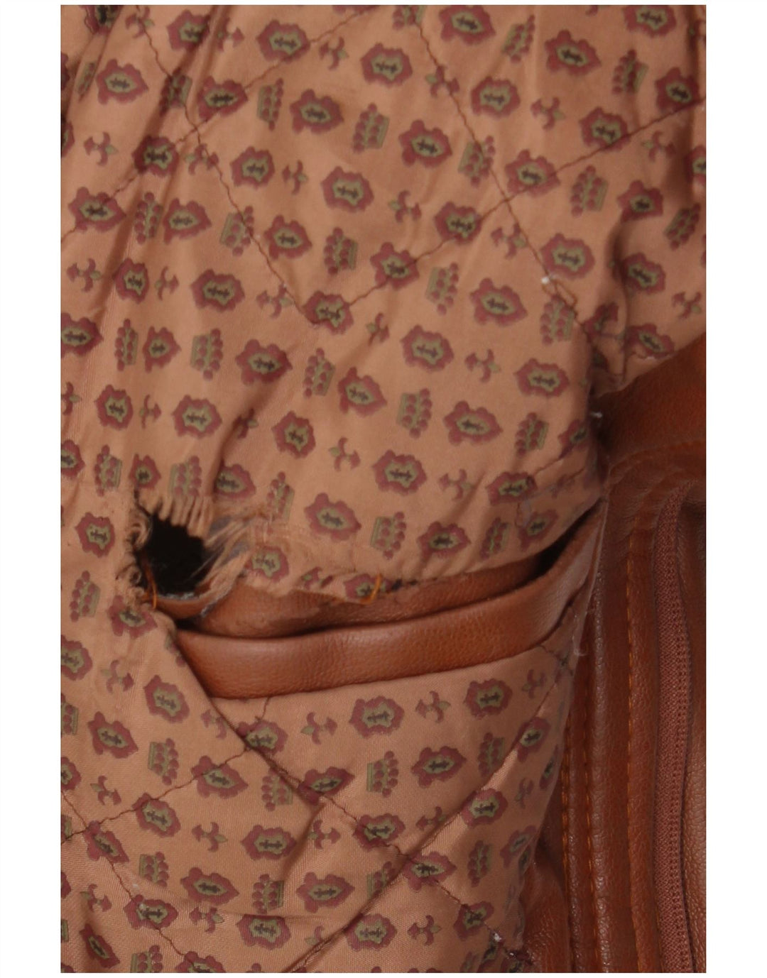 Vintage Herren Lederjacke UK 38 Mittelbraun