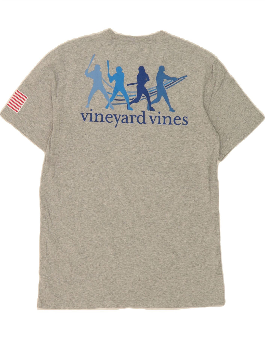 VINEYARD VINES Mens Graphic T-Shirt Top Small Grey Cotton Vintage Vineyard Vines and Second-Hand Vineyard Vines from Messina Hembry 