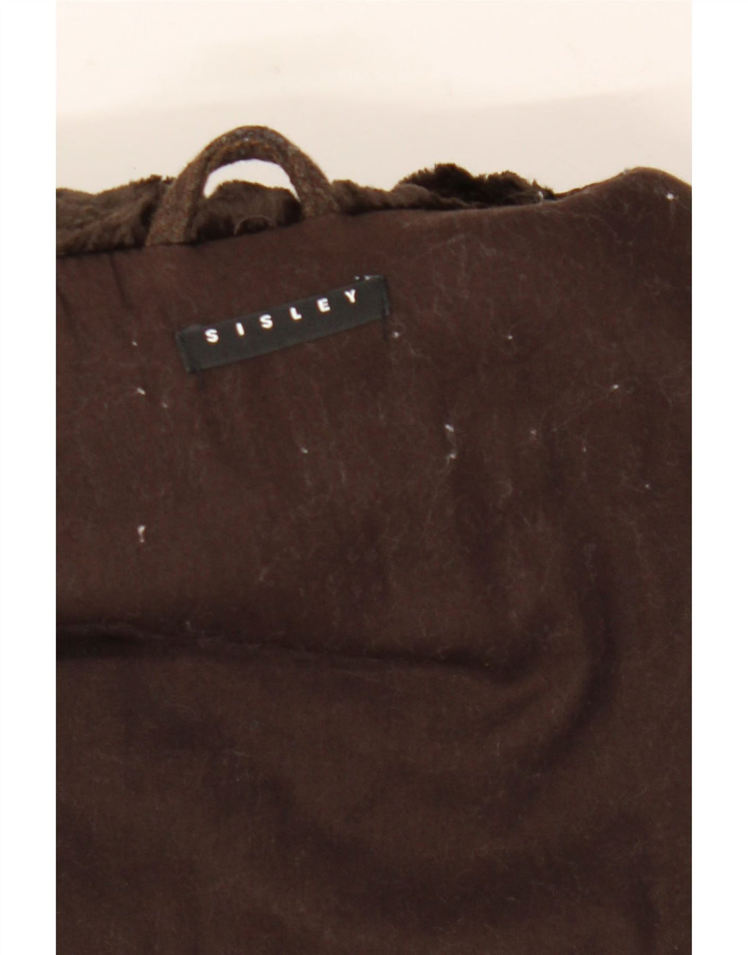 Sisley Herren Pea Coat IT 50 Large Braun gestreift