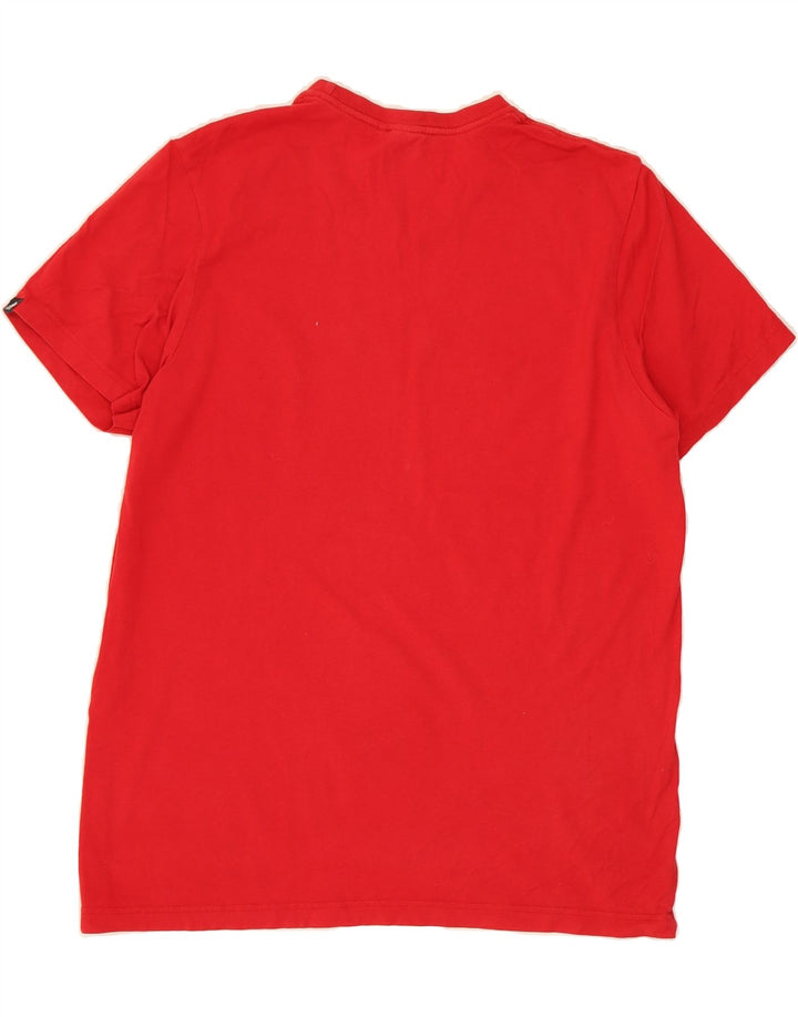 ADIDAS Mens Graphic T-Shirt Top Large Red Cotton Vintage Adidas and Second-Hand Adidas from Messina Hembry 