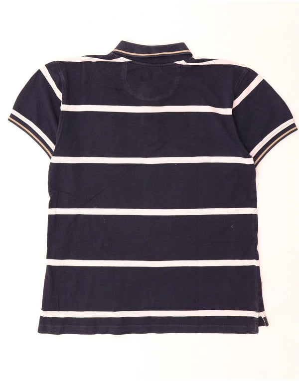 Henri Lloyd Herren Urban Fit Poloshirt XL Marineblau gestreift aus Baumwolle