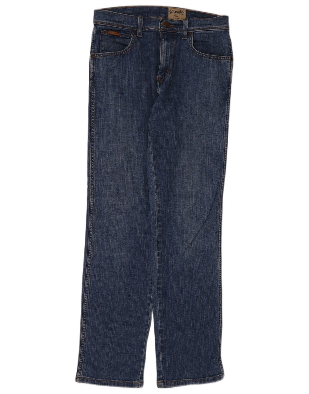 Wrangler Herren Texas Stretch Straight Jeans W30 L32 Blaue Baumwolle