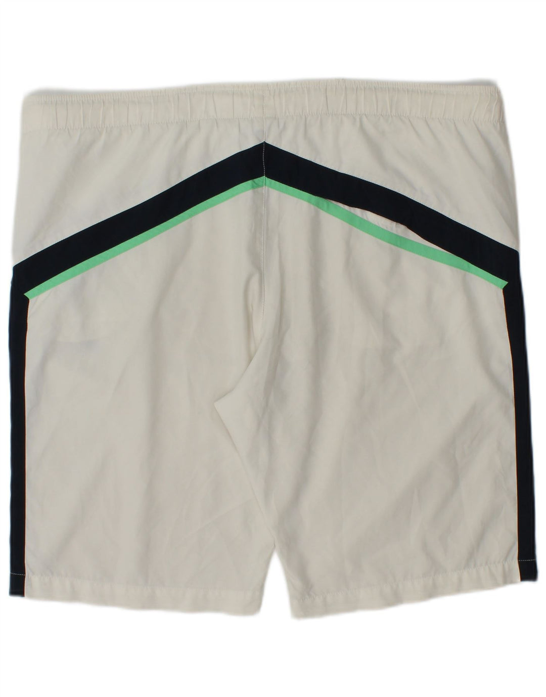 Nike Herren-Sportshorts, mittelweißes Farbblock-Polyester