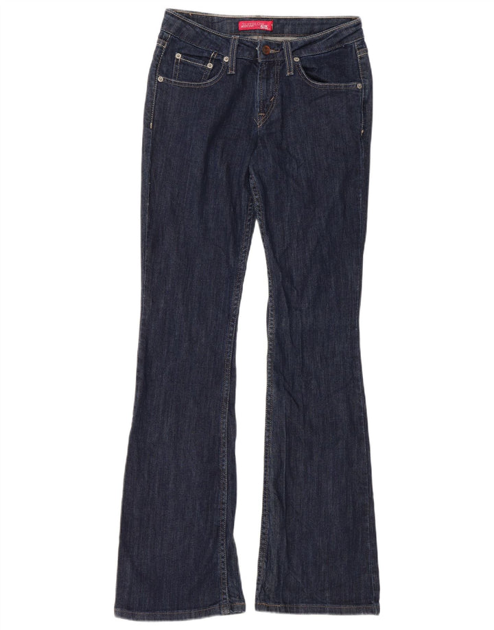 Levi's Damen 518 Super Low Bootcut Jeans US 3 Small W28 L31 Marineblau