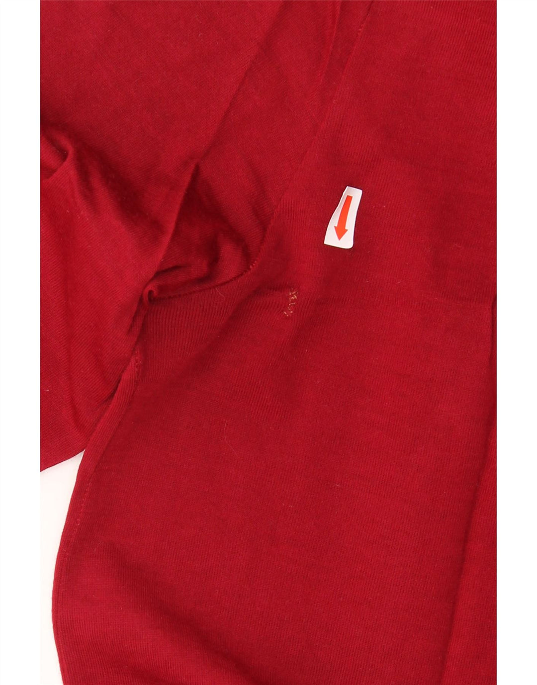 VINTAGE Herren Pullover Shirt Größe 40 15 1/2 Mittelrote Schurwolle