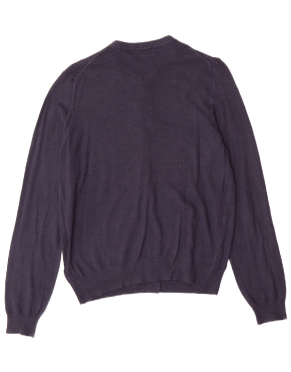 Marks & Spencer Damen-Cardigan-Pullover UK 14 Medium Navy Blue Classic