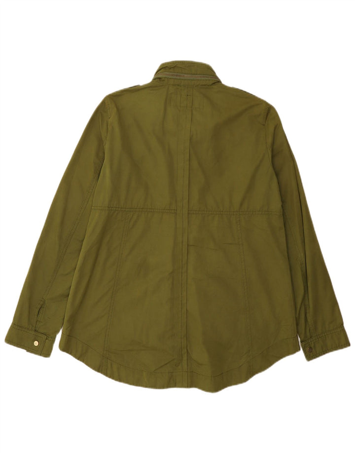 Zara Damen Militärjacke UK 10 Small Grün
