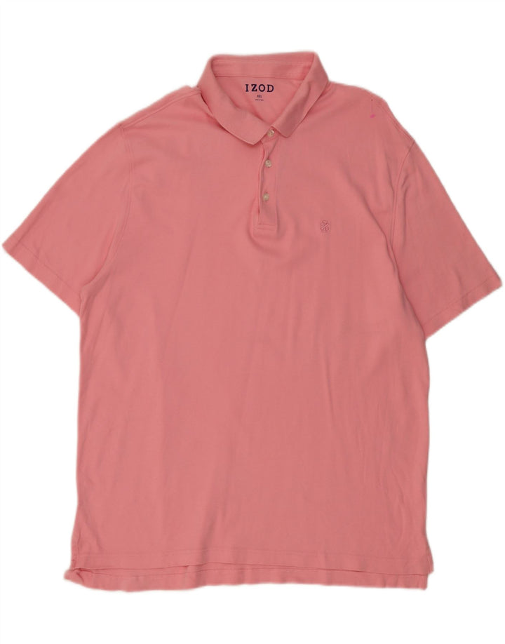 Izod Herren Poloshirt 2XL Rosa Baumwolle