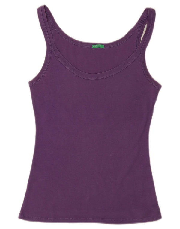 Benetton Damen Weste Top UK 4 XS Lila