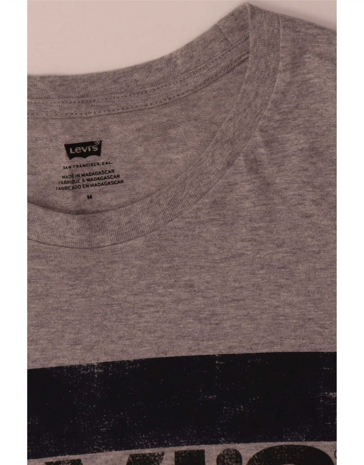 Levi's Herren-T-Shirt mit Grafik, mittelgraue Baumwolle